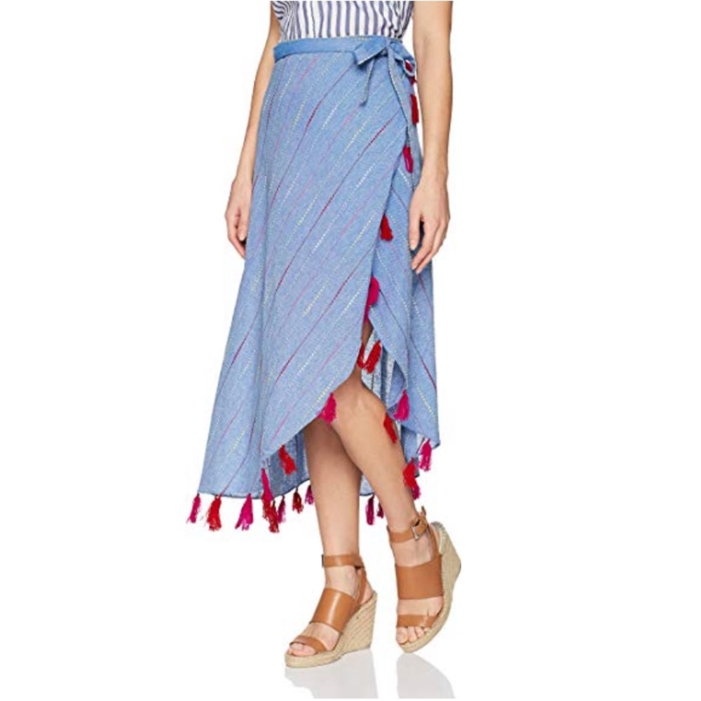 Red Carter Navya Wrap Skirt M